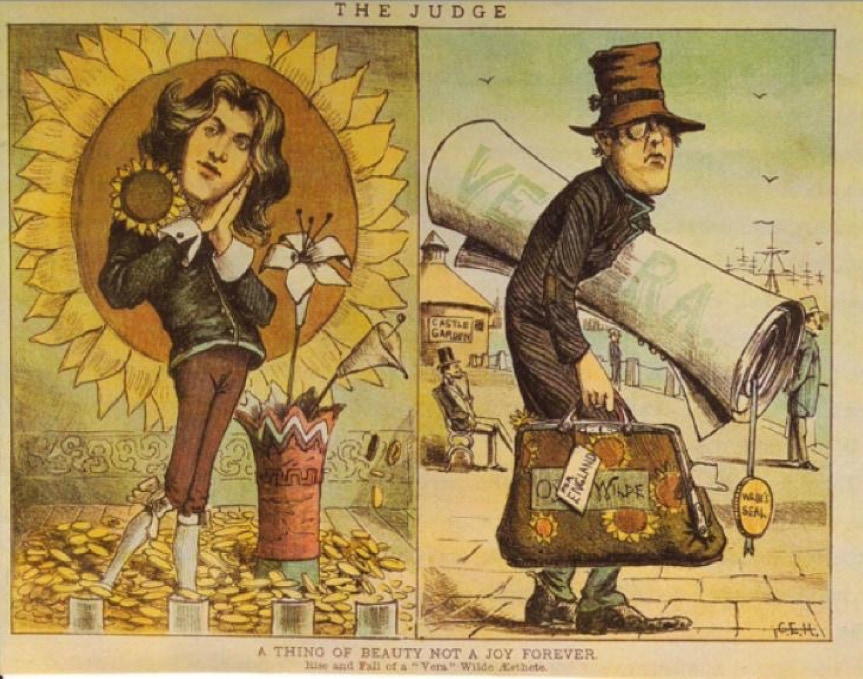 Oscar Wilde cartoon