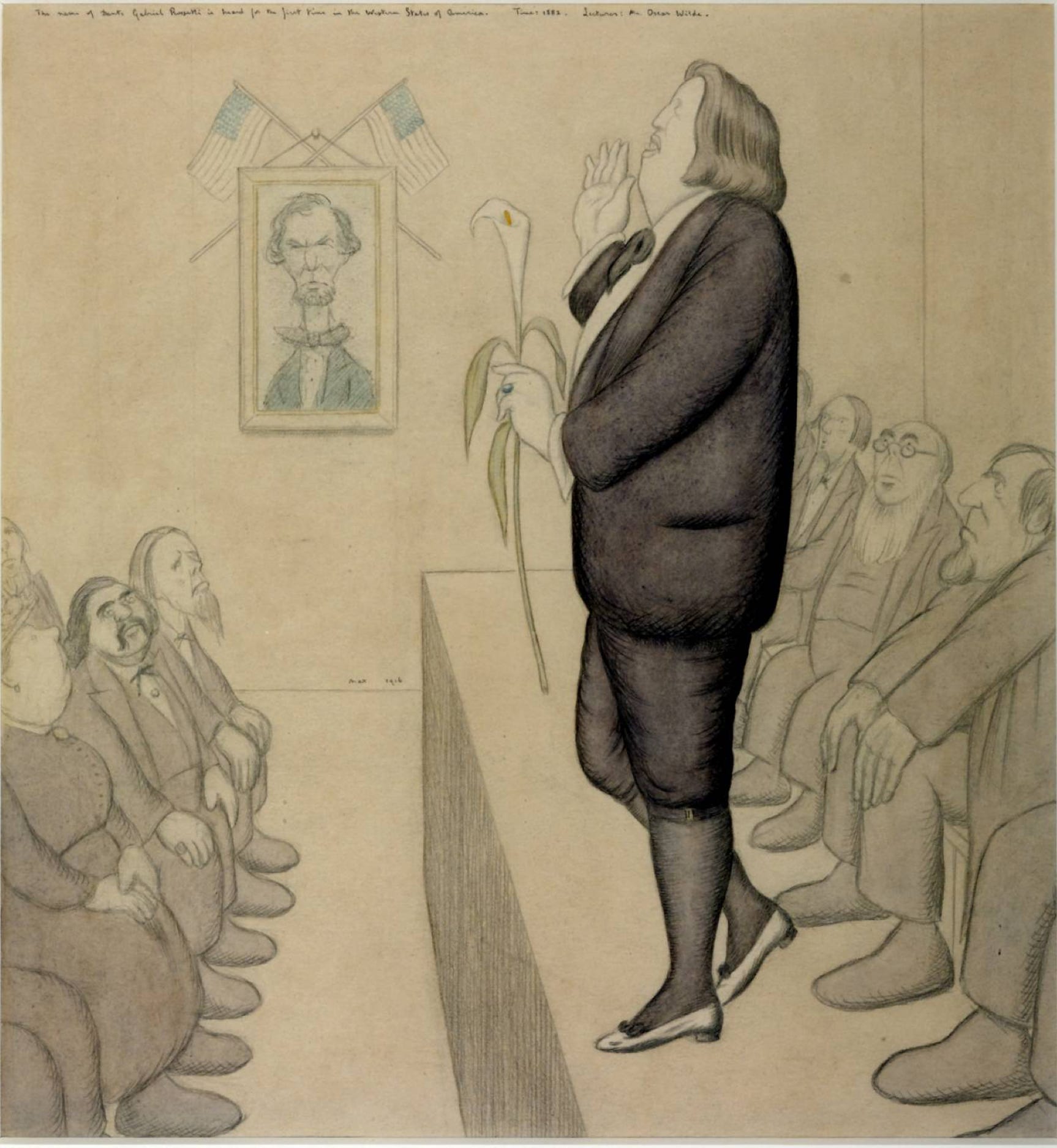 The Name of Dante Gabriel Rossetti is Heard for the First Time in the Western States of America | Time: 1882 | Lecturer: Mr. Oscar Wilde